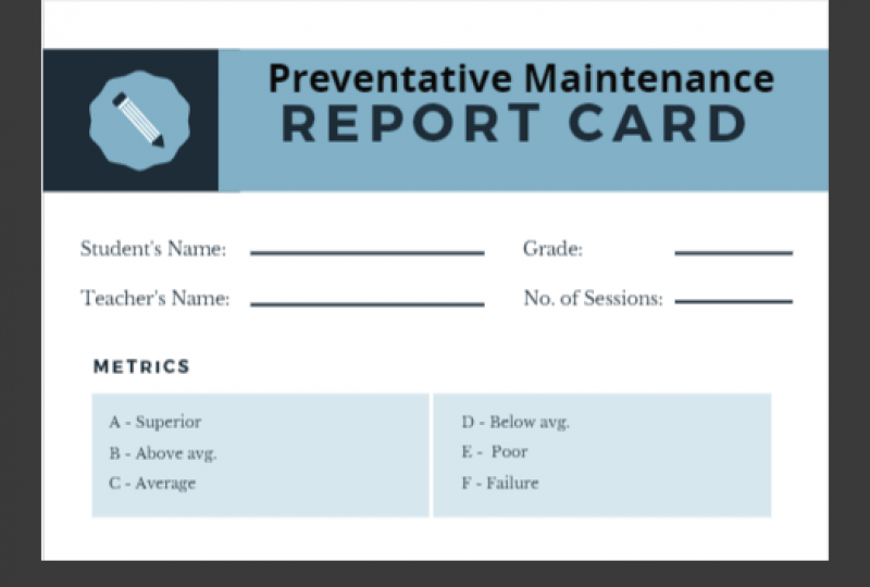 energy report card