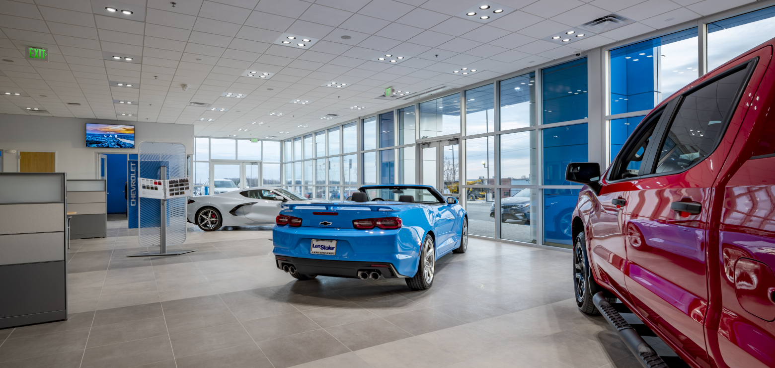 Len Stoler Chevy Showroom